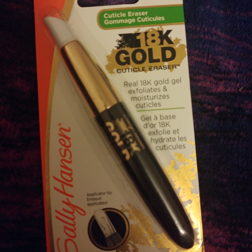 HP Sally Hansen 18k gold cuticle eraser